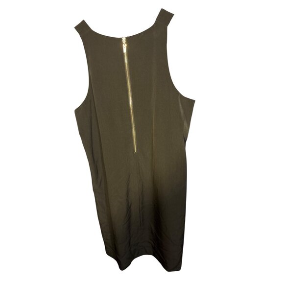 Oleg Cassini Womens Sleeveless Black Sheath Dress Size 8 - Picture 4 of 5